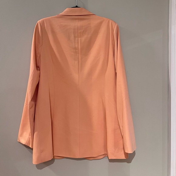 VICI Orange Confidence Double Breasted Linen Blazer - Picture 4 of 9